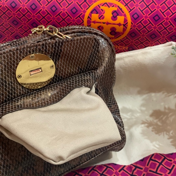Tory Burch Python 🐍 Print Convertible Purse - Picture 2 of 8